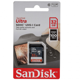 Thẻ nhớ SDHC Sandisk Ultra 32GB 100Mb/S